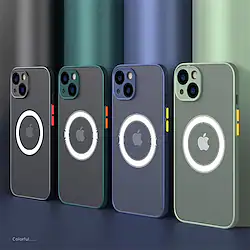 Phone Case For Magsafe Luxury Magnetic Wireless Charging For iPhone 14 13 12 11 Pro Max Mini X XR XS Max Shockproof Armor Matte Lightinthebox