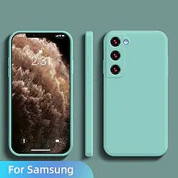 Phone Case Liquid Silicone Case For Samsung Galaxy S22 Ultra Plus S21 FE A73 A53 A33 A13 S20 A72 A52 A42 Note 20 Ultra S10 S10 Plus Lite A71 A21s Full Body Protective anti-drop Soft Edges Lightinthebox