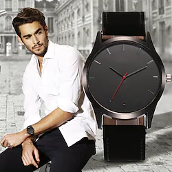 Sport Watch for Men's Analog Quartz Sporty Tactical Watch Large Dial Alloy Leather Fashion Men's Watch Military Business Men Watch Leather Sport Watches For Men Clock Wristwatch Lightinthebox