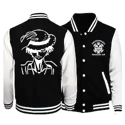 Inspired by One Piece Monkey D. Luffy Back To School Anime Harajuku Graphic Kawaii Outerwear For Men's Women's Adults' 3D Print Poly / Cotton Lightinthebox