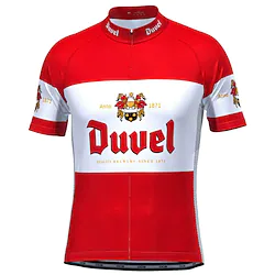 21Grams Men's Cycling Jersey Short Sleeve Bike Jersey Top with 3 Rear Pockets Mountain Bike MTB Road Bike Cycling Cycling Breathable Quick Dry Moisture Wicking Red Graphic Polyester Sports Clothing Lightinthebox