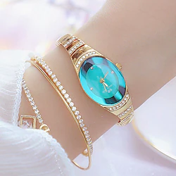 SK Quartz Watch for Women Analog Quartz Stylish Glitter Luxury Sparkle Fashion Diamond Stainless Steel Stainless Steel Creative Lightinthebox