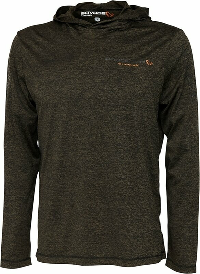 Savage Gear Hoody Fighter Stretch Hoodie L
