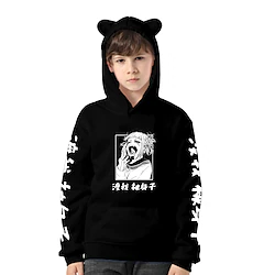 Inspired by My Hero Academia / Boku No Hero Himiko Toga Hoodie Cartoon Manga Anime Cat Ear Harajuku Kawaii Hoodie For Boys Girls' Kid's Hot Stamping Poly / Cotton Lightinthebox