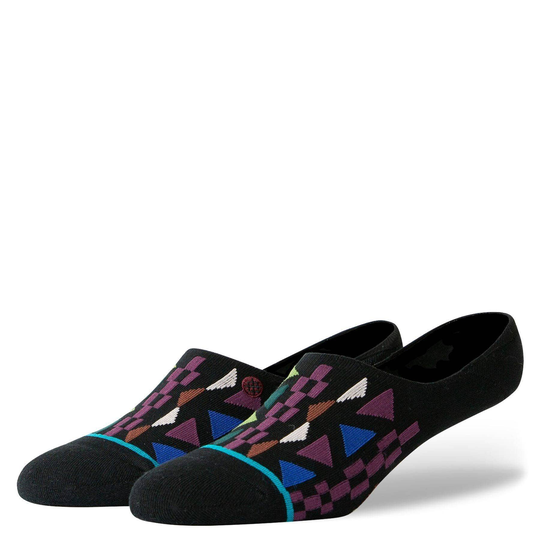 Stance Aztec Low Super Invisible/No Show Ankle Socks - Black