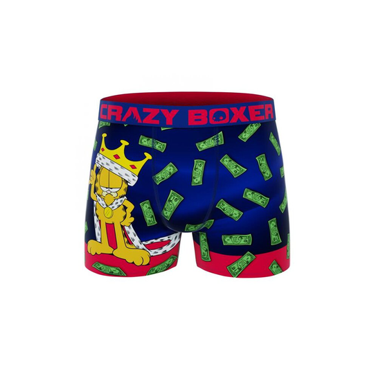 Garfield 824468-medium-32-34 Crazy Boxer Garfield King Mens Boxer Briefs, Medium 32-34