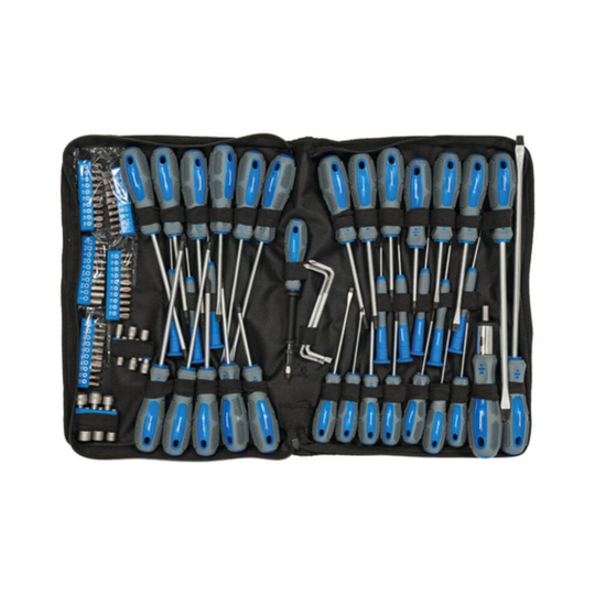 Professional Screwdriver Set 100 Pieces set- Soft-Grip Handles - Chrome Vanadium with bag included