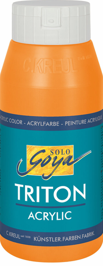 Kreul Solo Goya Acrylic Paint 750 ml Fluorescent Orange