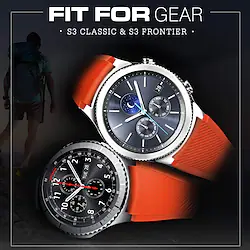Smart Watch Band for Samsung Galaxy Watch 3 Galaxy Watch Gear S3 Frontier Classic 45mm 46mm, 22mm Watch Band Silicone Smartwatch Strap Soft Elastic Breathable Sport Band Replacement Wristband Lightinthebox