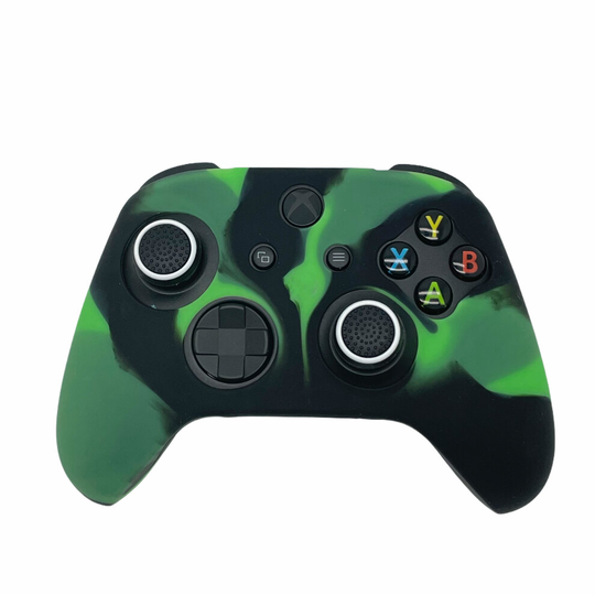 (Black White) 2 x EGPâ„¢ Grips Thumb Stick Cover Caps For Xbox One / S / X / Elite Controller