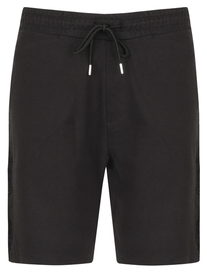 Shorts St Harison Jogger Shorts with Rose Embroidery In Black - Saint & Sinner / XS - Tokyo Laundry