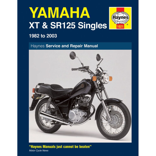 Yamaha XT & SR125 (82 - 03) Haynes Repair Manual (Paperback) ~