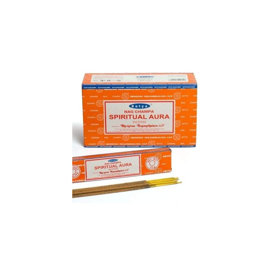 Satya Incense, 12 Boxes, 180 g (Spiritual Aura)