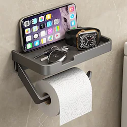 Toilet Tissue Holder Punch Free Toilet Roll Paper Storage Rack Tissue Box Toilet Toilet Paper Holder Toilet Paper Holder Lightinthebox