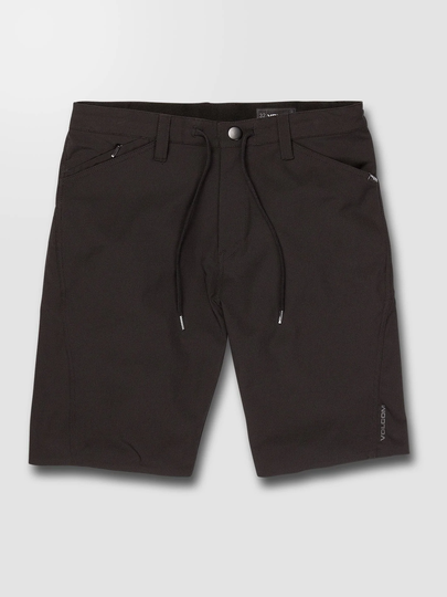 Men's Volcom 91 Trails Hybrid Short 21" - BLACK