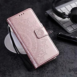 Phone Case For Motorola Full Body Case Leather Wallet Card MOTO G6 Moto G6 Play Moto G6 Plus Moto G7 Moto G5 Plus Moto G5 Moto E5 Plus Moto E5 Moto E4 Plus Wallet Card Holder with Stand Flower Lightinthebox