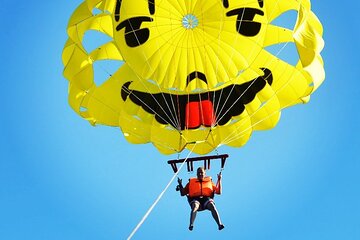 Orange Bay Island Fantastic Parasailing 7 Min, Water Sports, Snorkeling-Hurghada
