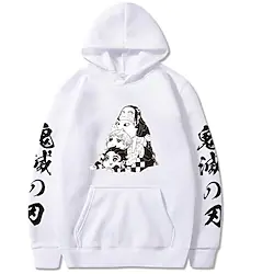 Inspired by Demon Slayer: Kimetsu no Yaiba Kamado Nezuko Agatsuma Zenitsu Kamado Tanjirou Hoodie Cartoon Manga Anime Harajuku Graphic Kawaii Hoodie For Men's Women's Unisex Adults' Hot Stamping 100 Lightinthebox