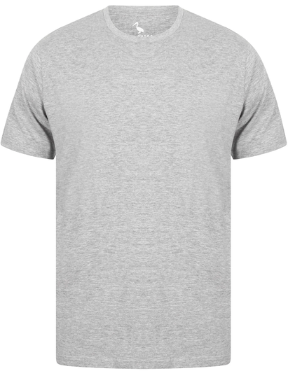 T-Shirts Kinsley Basic Cotton Crew Neck T-Shirt In Light Grey Marl - South Shore / L - Tokyo Laundry