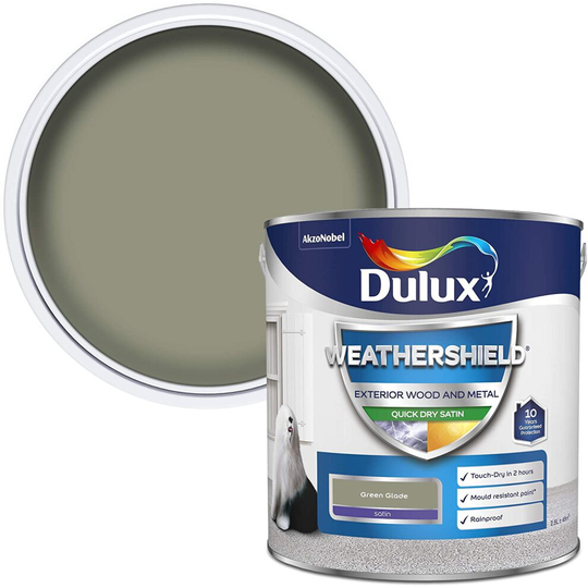 Dulux Weathershield Exterior Satin 2.5L Green Glade