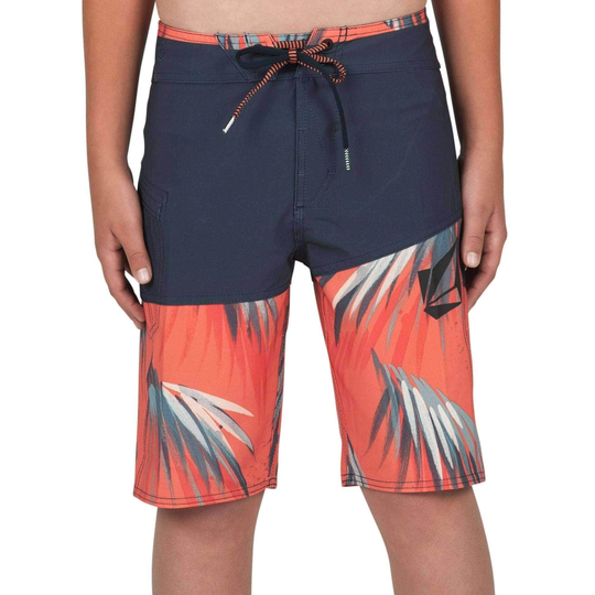 Volcom Youth Boys Asym Mod Boardshorts - Navy