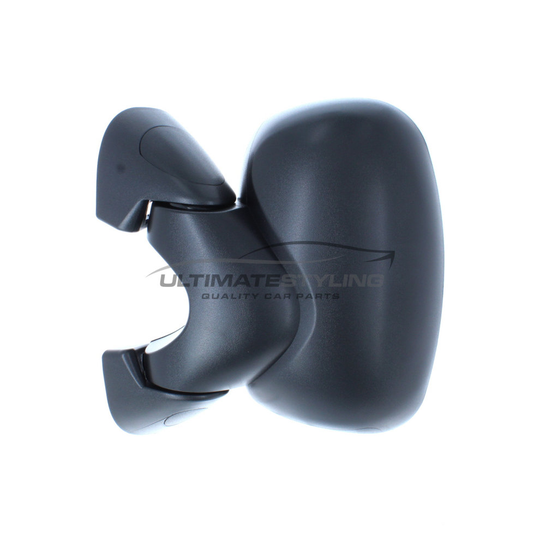 Fits Nissan Primastar Van 2002-2006 Manual Wing Door Mirror Black Passenger Side