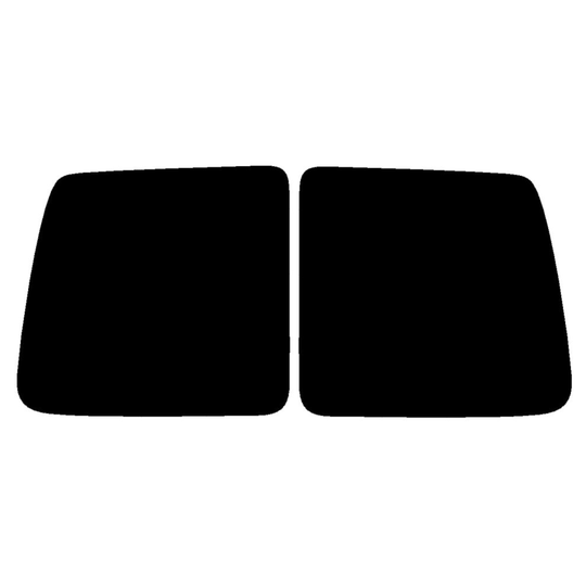 (20% Dark Smoke) Pre cut window tint - Citroen Berlingo Van - 1998 to 2007 - Rear windows