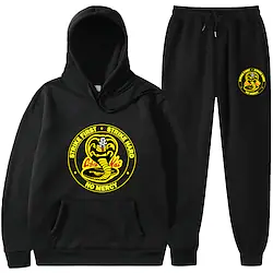 Inspired by Cobra Kai Karate Kid Pants Outfits Hoodie Anime Harajuku Graphic Kawaii Pants For Men's Women's Unisex Adults' Hot Stamping 100% Polyester Lightinthebox