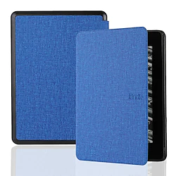 Tablet Case Cover For Amazon Kindle Paperwhite 6.8'' 11th Paperwhite 6'' 10th Portable Flip Full Body Protective Solid Colored Canvas Lightinthebox