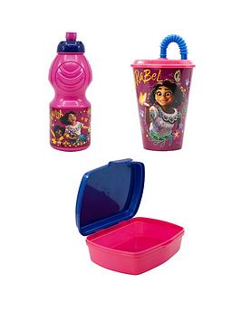 Disney Encanto Sandwich Box, Water Bottle & Drinks Cup