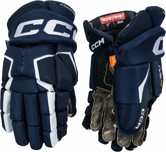 CCM Hockey Gloves Tacks AS-V SR 13 Navy/White