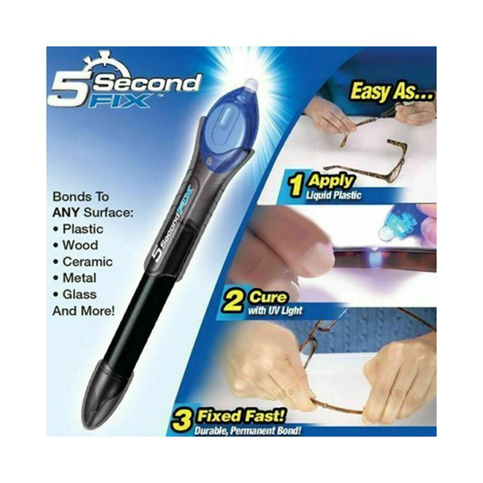 Quick 5 Second UV Light Fix Liquid Plastic Welding Compound Glue
