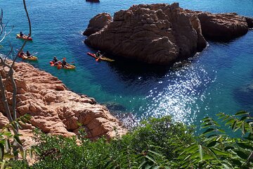 Sit-on-top Kayak and Snorkel Adventure in Sant Feliu de Guíxols