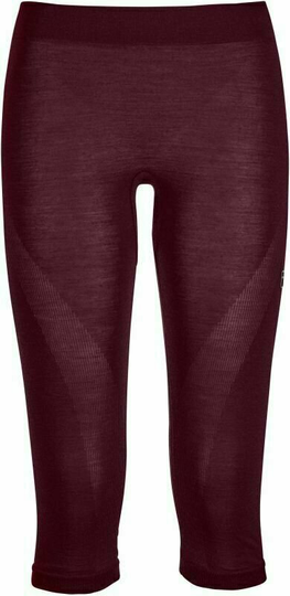 Ortovox Thermal Underwear 120 Comp Light Short Pants W Dark Wine XL