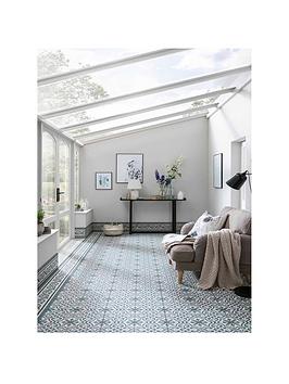 Topps Tiles Berkeley Slate Blue 45Cm X 45Cm (Box Of 5 Tiles)