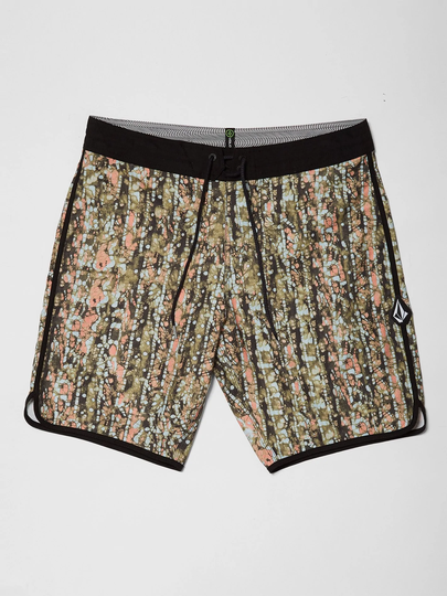 Men's Volcom Sea Batik Scallop 19" Boardshort - Old Mill