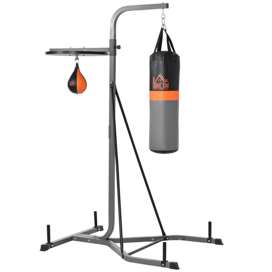 HOMCOM Freestanding Punchbag & Speedball Boxing Station Home Gym