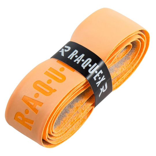 (Orange) Raquex PU Racquet Grip: Tennis, Squash, Badminton