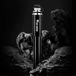 WEST BIKING portable mini high-pressure bicycle pump hidden hose American-French mouth conversion mountain bike pump Lightinthebox