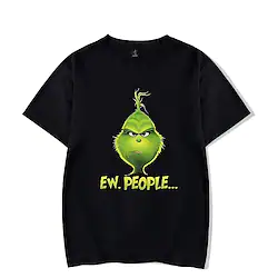 Inspired by The Grinch Grinch T-shirt Anime Cartoon Anime Harajuku Graphic Kawaii T-shirt For Men's Women's Unisex Adults' Hot Stamping 100% Polyester Lightinthebox