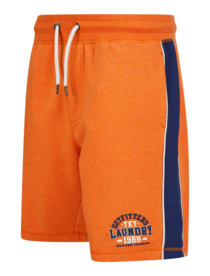 Jogger Shorts Edit Grindle Jogger Shorts with Contrast Panels in Orange - Tokyo Laundry / S - Tokyo Laundry
