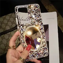 Phone Case For Samsung Galaxy Back Cover A73 A53 A33 S22 Ultra Plus S21 FE S20 S10 S10 Plus S10 Lite Mirror Crystal Diamond TPU Lightinthebox