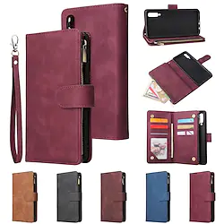 Phone Case For Samsung Galaxy S22 Ultra Plus S21 S20 Ultra Plus FE S10 E Plus Note 20 Ultra A72 A52 A42 A32 Wallet Card Holder Shockproof with Multi-Function Pocket PU Leather Lightinthebox