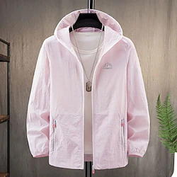 Women's UPF 50 UV Sun Protection Zip Up Hoodie Long Sleeve Fishing Running Hiking Jacket Windbreaker Summer Outdoor Windproof Quick Dry Lightweight Outerwear Coat Top Hunting Climbing Lightinthebox