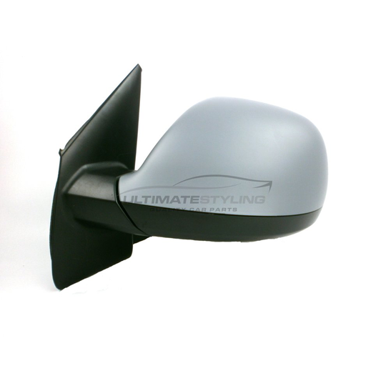 VW Transporter T5 Van 1/2010-2015 Manual Wing Door Mirror Primed Passenger Side