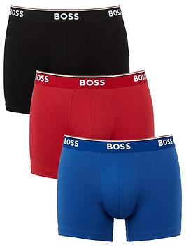 Boss Bodywear Power 3 Pack Boxer Briefs - Blue/Red/Black