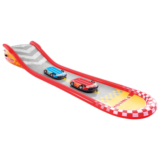 Intex Racing Fun Slide Inflatable Pool Water Slide Children Surf Track Summer
