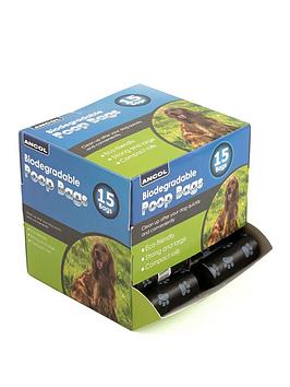 Ancol Poop Bag Rolls In A Box (50 Rolls Of 15 Bags)
