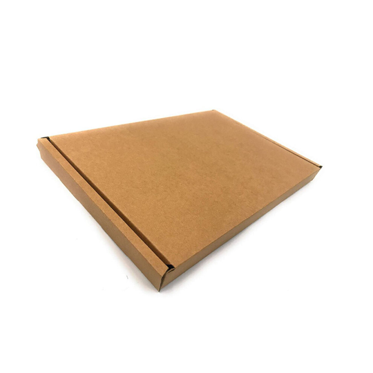 100x Postal Cardboard Box Mailing Storage Carton 240x170x23mm Brown