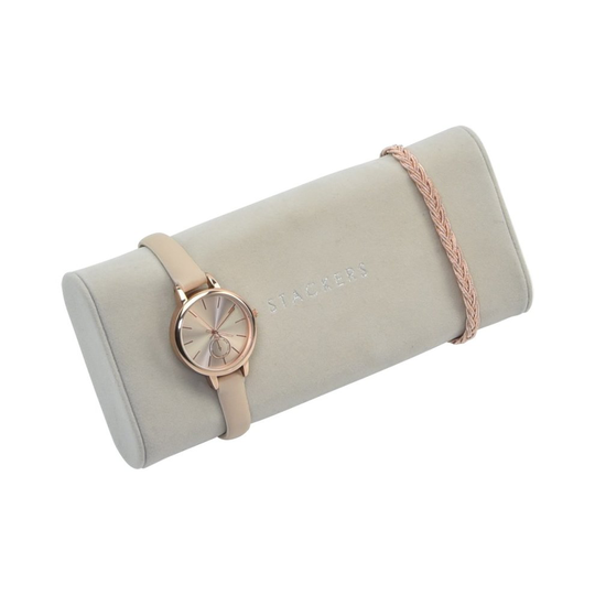 Stakcers Stone Grey Bracelet/Watch Pad for Dusky Blue, Taupe & Blush Pink Stacker Jewellery Boxes